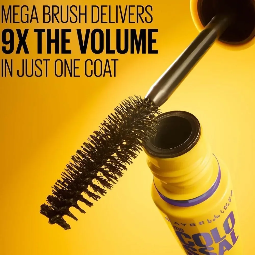 🦋 Maybelline The Colossal Mascara Classic Black New FullSz